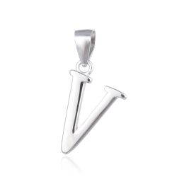 MOISS stříbrný přívěsek PÍSMENO V