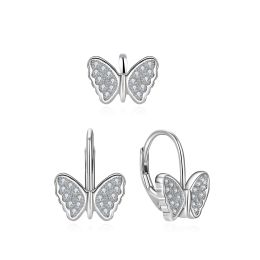MOISS stříbrná sada MOTÝL