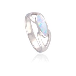 MOISS opálový stříbrný prsten