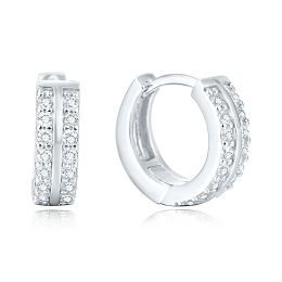 MOISS stříbrné náušnice