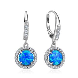 MOISS opálové stříbrné náušnice