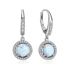 MOISS opálové stříbrné náušnice