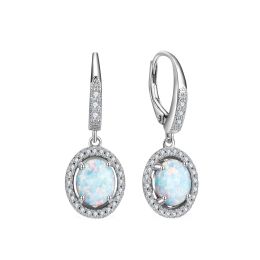 MOISS opálové stříbrné náušnice