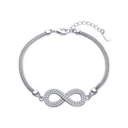 MOISS stříbrný náramek NEKONEČNO