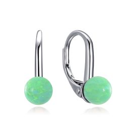 MOISS stříbrné náušnice OPÁL