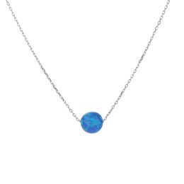 MOISS stříbrný náhrdelník OPÁL