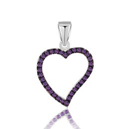 MOISS stříbrný přívěsek SRDCE