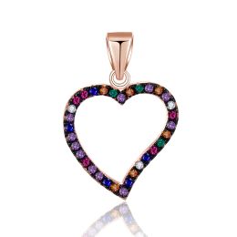 MOISS stříbrný přívěsek SRDCE