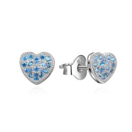 MOISS stříbrné náušnice SRDCE
