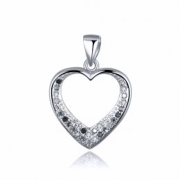 MOISS stříbrný přívěsek SRDCE