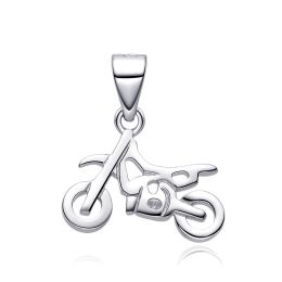 MOISS stříbrný přívěsek MOTORKA