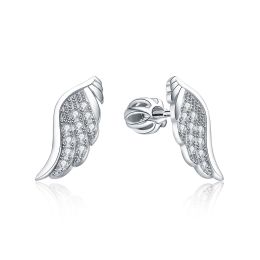 MOISS stříbrné náušnice KŘÍDLA