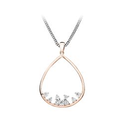 MOISS stříbrný přívěsek ROSE