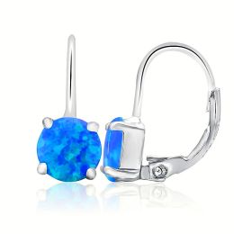 MOISS stříbrné náušnice OPÁL