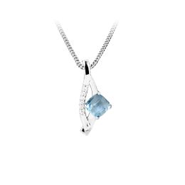 MOISS stříbrný přívěsek TOPAZ