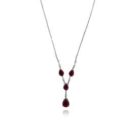 MOISS stříbrný náhrdelník GRANÁT