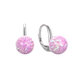 MOISS stříbrné náušnice OPÁL