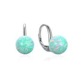 MOISS stříbrné náušnice OPÁL