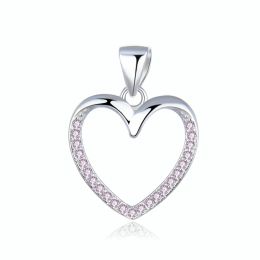 MOISS stříbrný přívěsek SRDCE