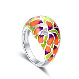 MOISS stříbrný prsten SMALT