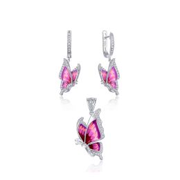 MOISS stříbrná sada MOTÝL