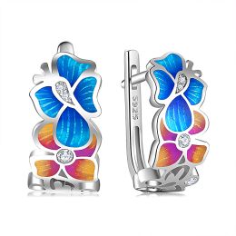 MOISS stříbrné náušnice SMALT