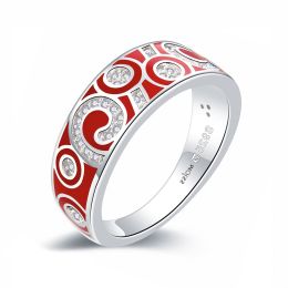 MOISS smaltový stříbrný prsten