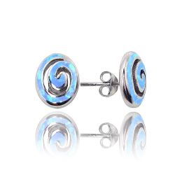 MOISS opálové stříbrné náušnice