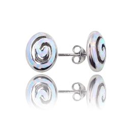 MOISS opálové stříbrné náušnice