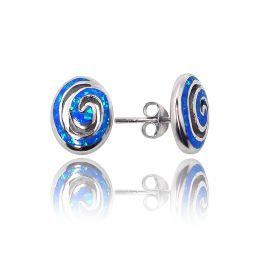 MOISS opálové stříbrné náušnice