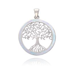 MOISS opálový stříbrný přívěsek STROM