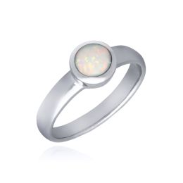 MOISS opálový stříbrný prsten