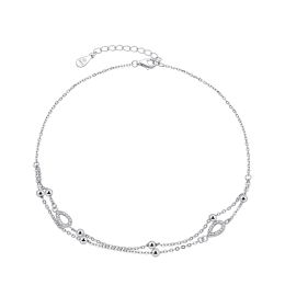 MOISS stříbrný náramek na nohu