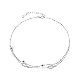 MOISS stříbrný náramek na nohu