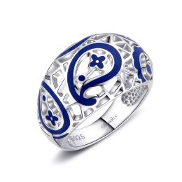 MOISS stříbrný prsten SMALT