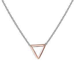 MOISS stříbrný náhrdelník ROSE GOLD