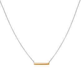 MOISS stříbrný náhrdelník ROSE GOLD