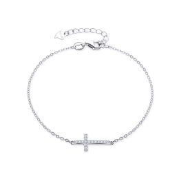 MOISS stříbrný náramek KŘÍŽEK