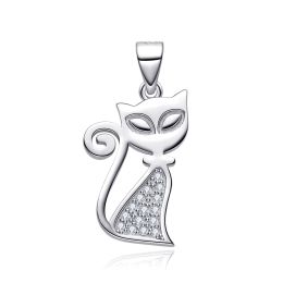 MOISS stříbrný přívěsek KOČKA