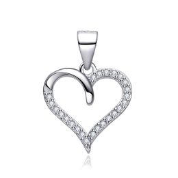 MOISS stříbrný přívěsek SRDCE