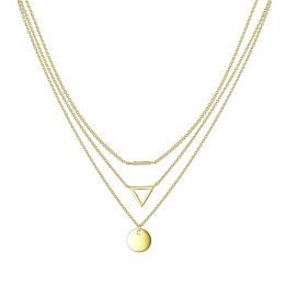 MOISS stříbrný náhrdelník GOLD