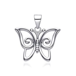MOISS stříbrný přívěsek MOTÝL