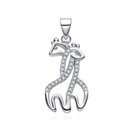 MOISS stříbrný přívěsek ŽIRAFA