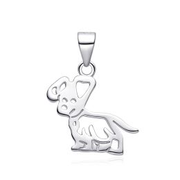 MOISS stříbrný přívěsek PES