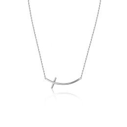 MOISS stříbrný náhrdelník KŘÍŽEK