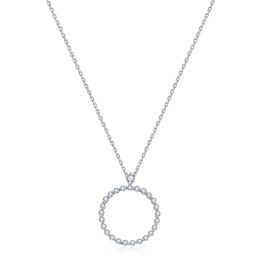 MOISS stříbrný náhrdelník KRUH