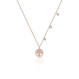 MOISS stříbrný náhrdelník STROM ROSE