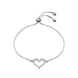 MOISS stříbrný náramek SRDCE