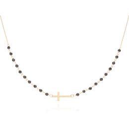 MOISS náhrdelník ze žlutého zlata KŘÍŽEK