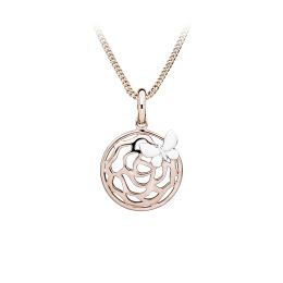 MOISS stříbrný přívěsek KVĚTINA ROSE